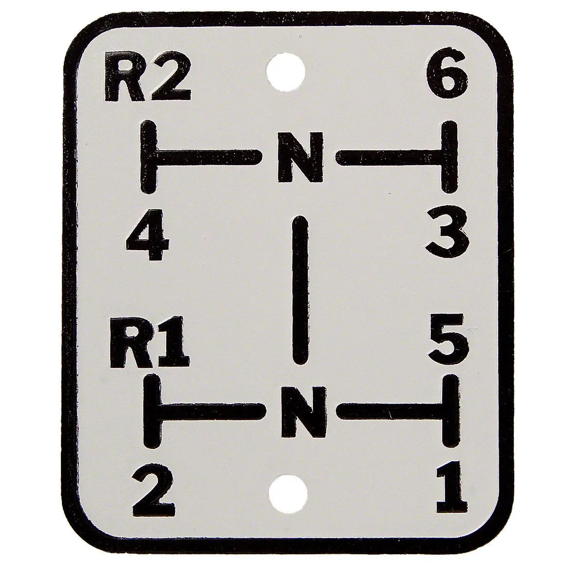 Shift Pattern Plate Fits Oliver Tractor | 101434A 1