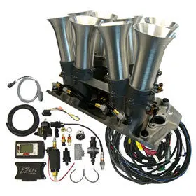 Old School Big Chevy Enderle Stack, Fitech, Efi System Complete 1