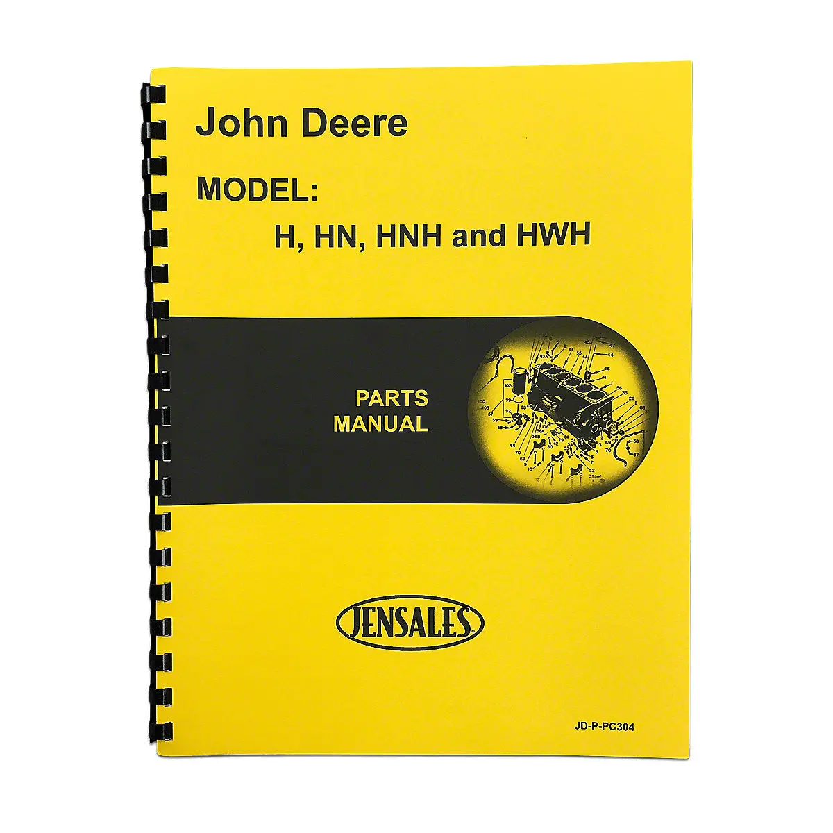 Parts Manual Reprint For John Deere H Tractor | Pc304 1