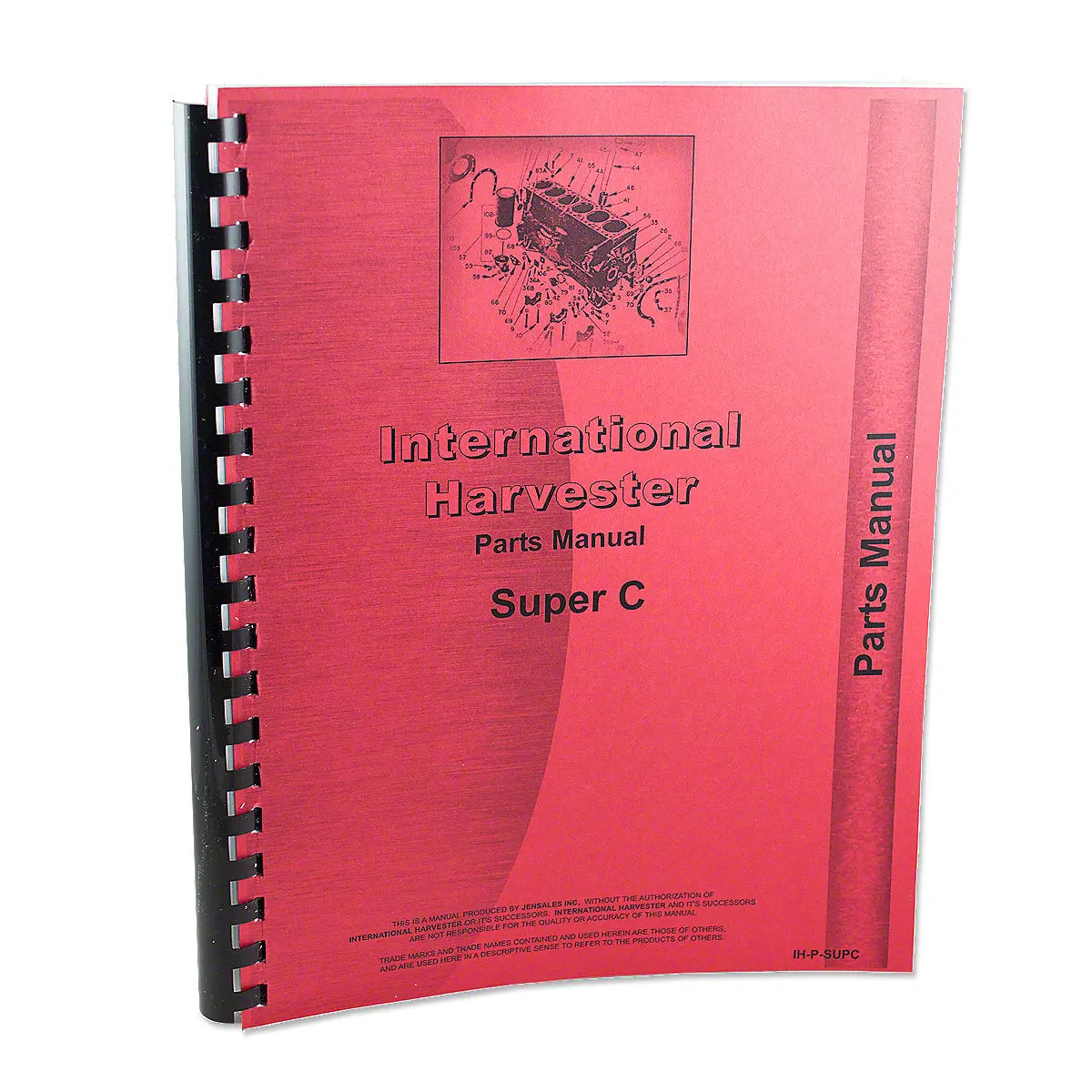 Parts Manual Reprint For International Super C Tractor 1