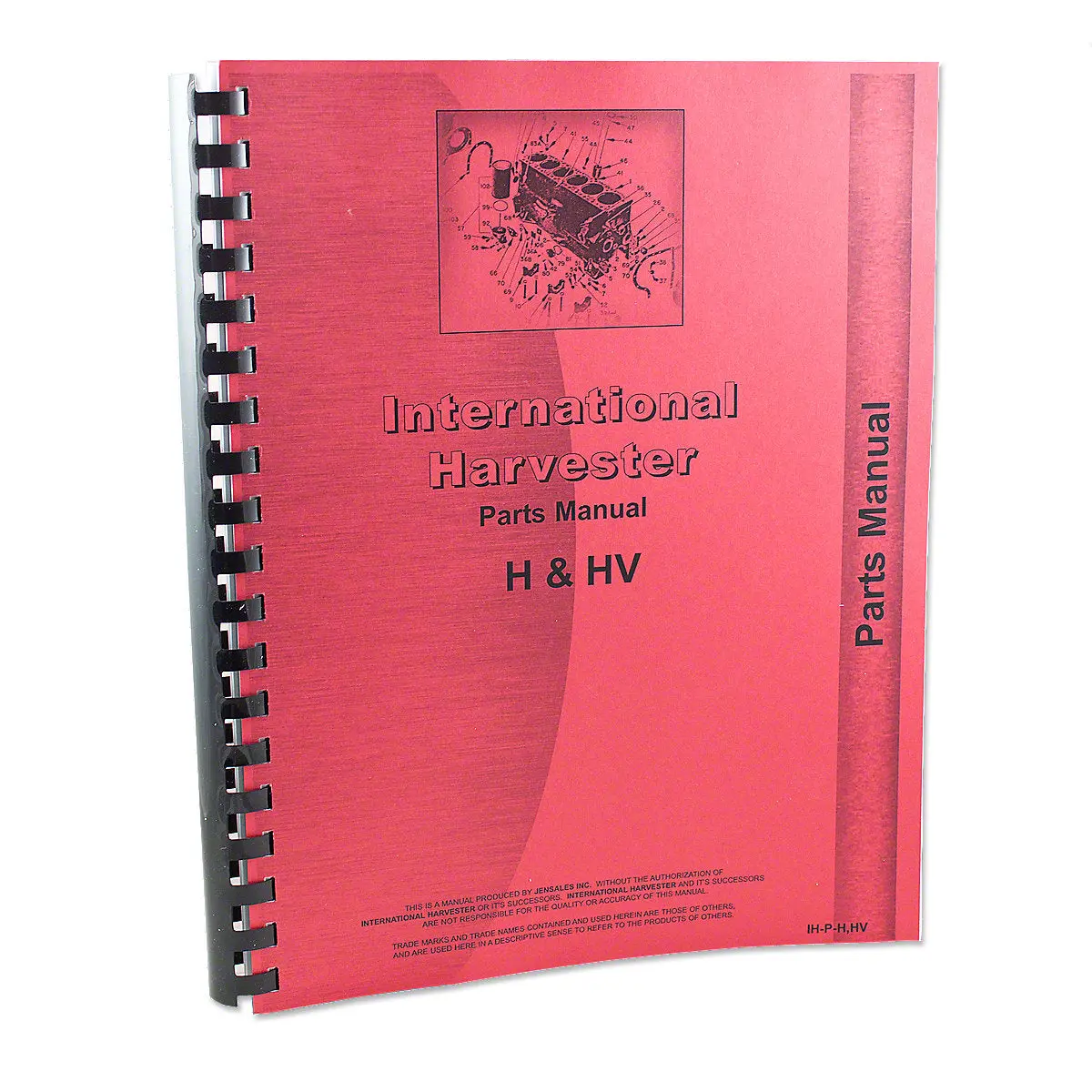 Parts Manual Reprint For International Tractor | H, Hv 1
