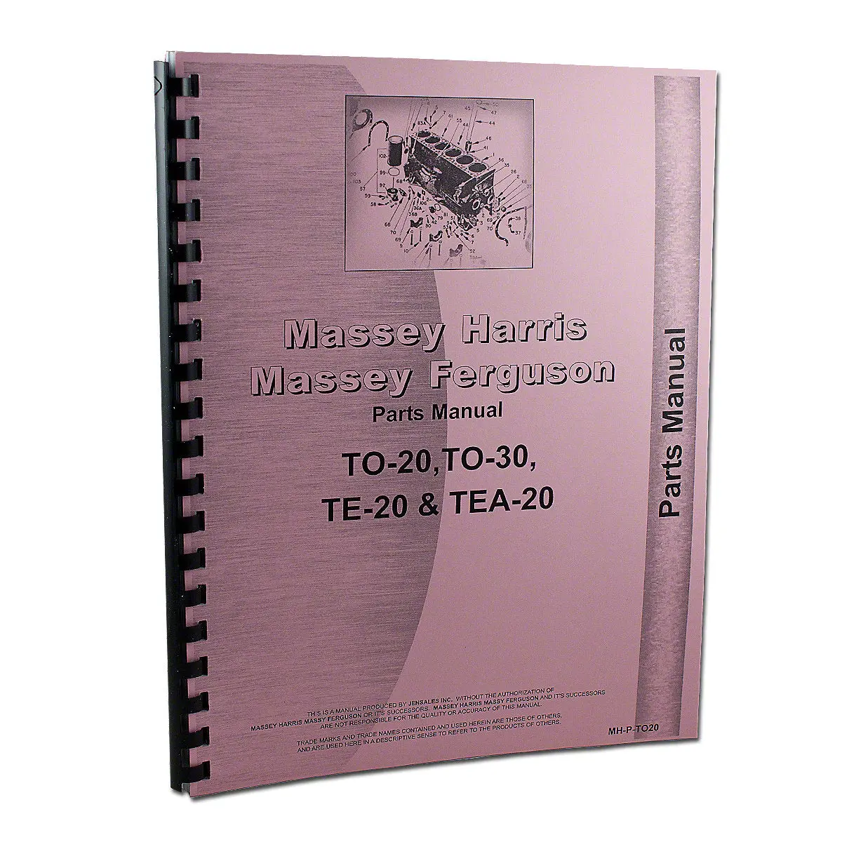 Parts Manual Reprint For Massey Ferguson | Te20, Tea20, To20, To30 | 693041M4 1