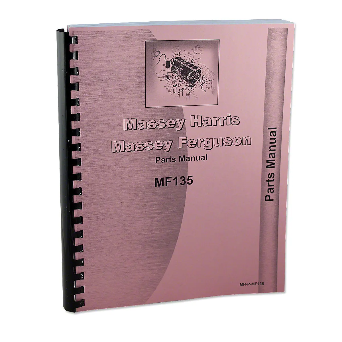 Parts Manual Reprint For Massey Ferguson 135 Tractor | 819535M7 1