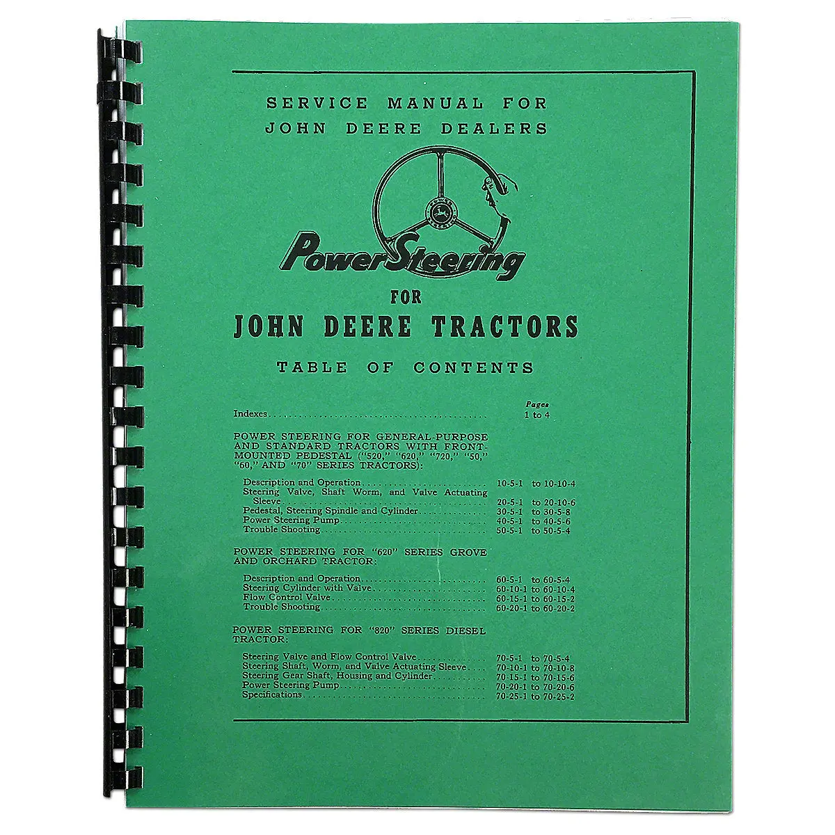 2-Cyl Power Steering Service Manual Reprint For 1952-1957 John Deere Tractor | Sm2016 1