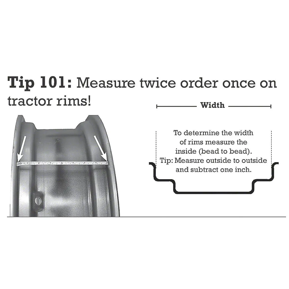 Rear Rim 6-Loop Fits Case Tractor | 12" X 28" | G45710 2