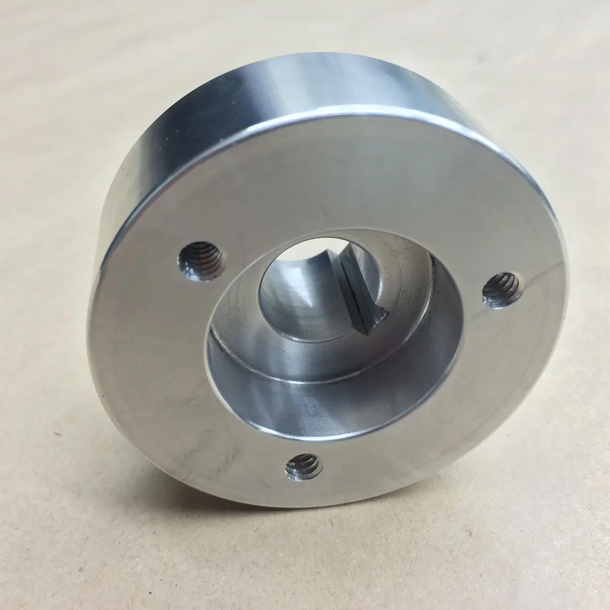Steering Hub, Billet-3/4 Taper-3 Bolt 1