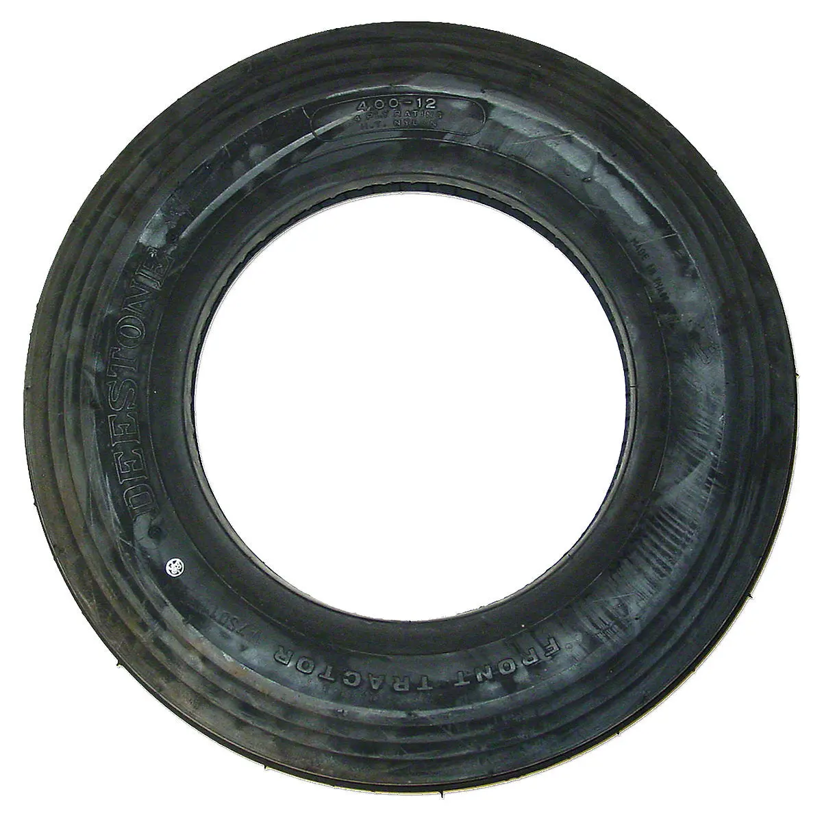 Triple Rib Tire - 4 Ply Fits Allis Chalmers Tractor | 4.00" X 12" 1