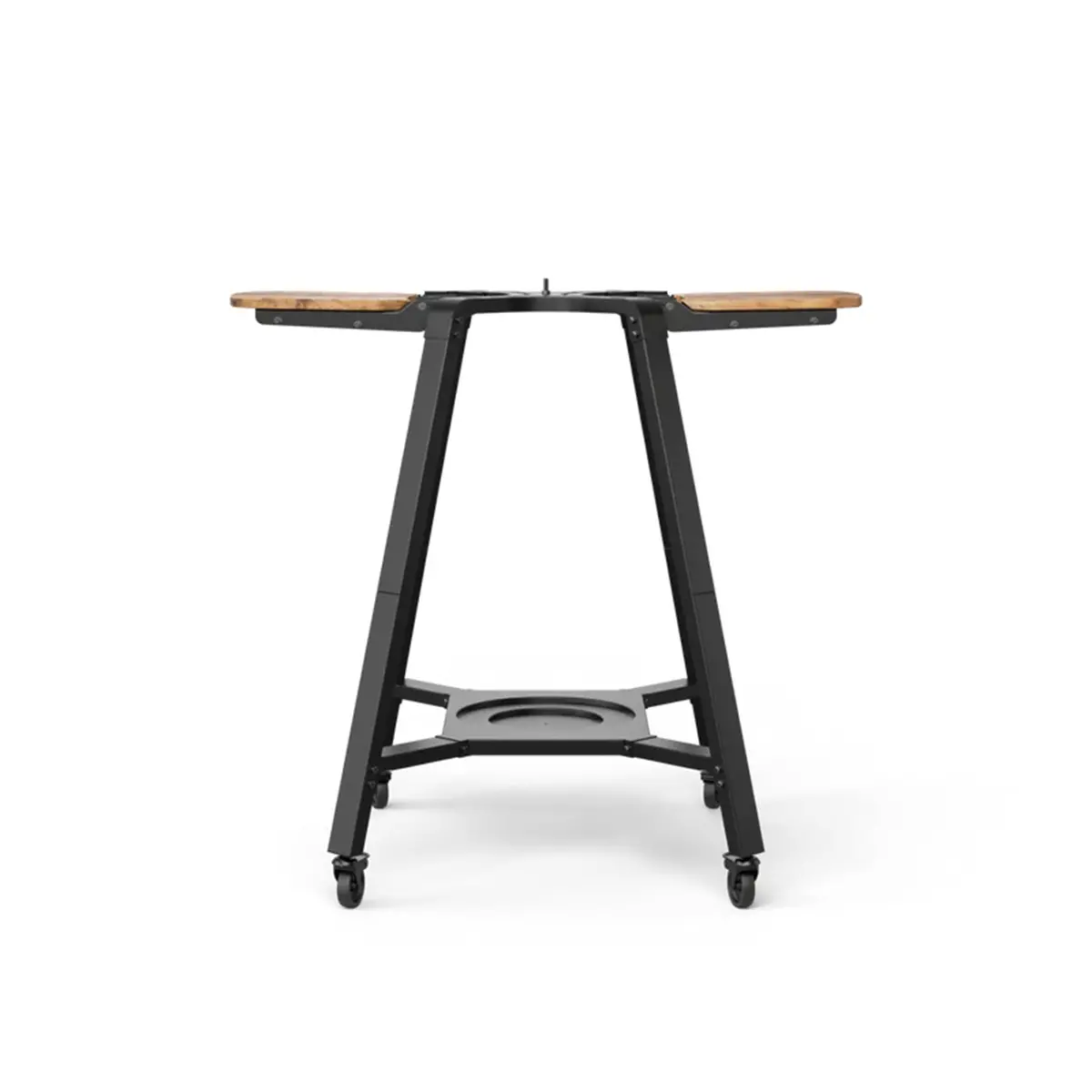 Gozney Arc & Arc Xl Portable Stand Caster Wheels Black & Acacia Wood Aa1786 1