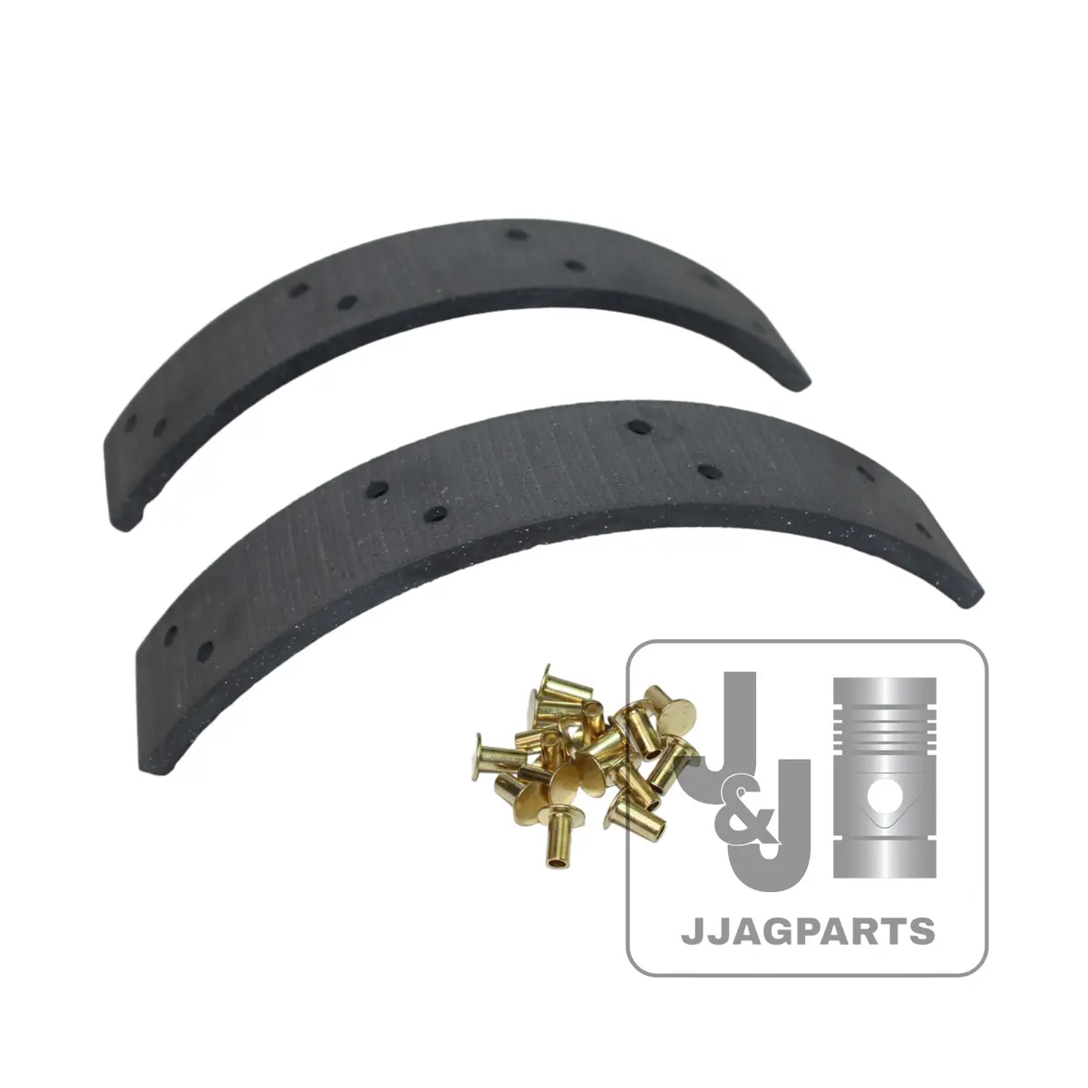 Brake Shoe Lining Set W/ Rivets Allis Chalmers D17 D19 D21 170 Tractor 0231633-9 1