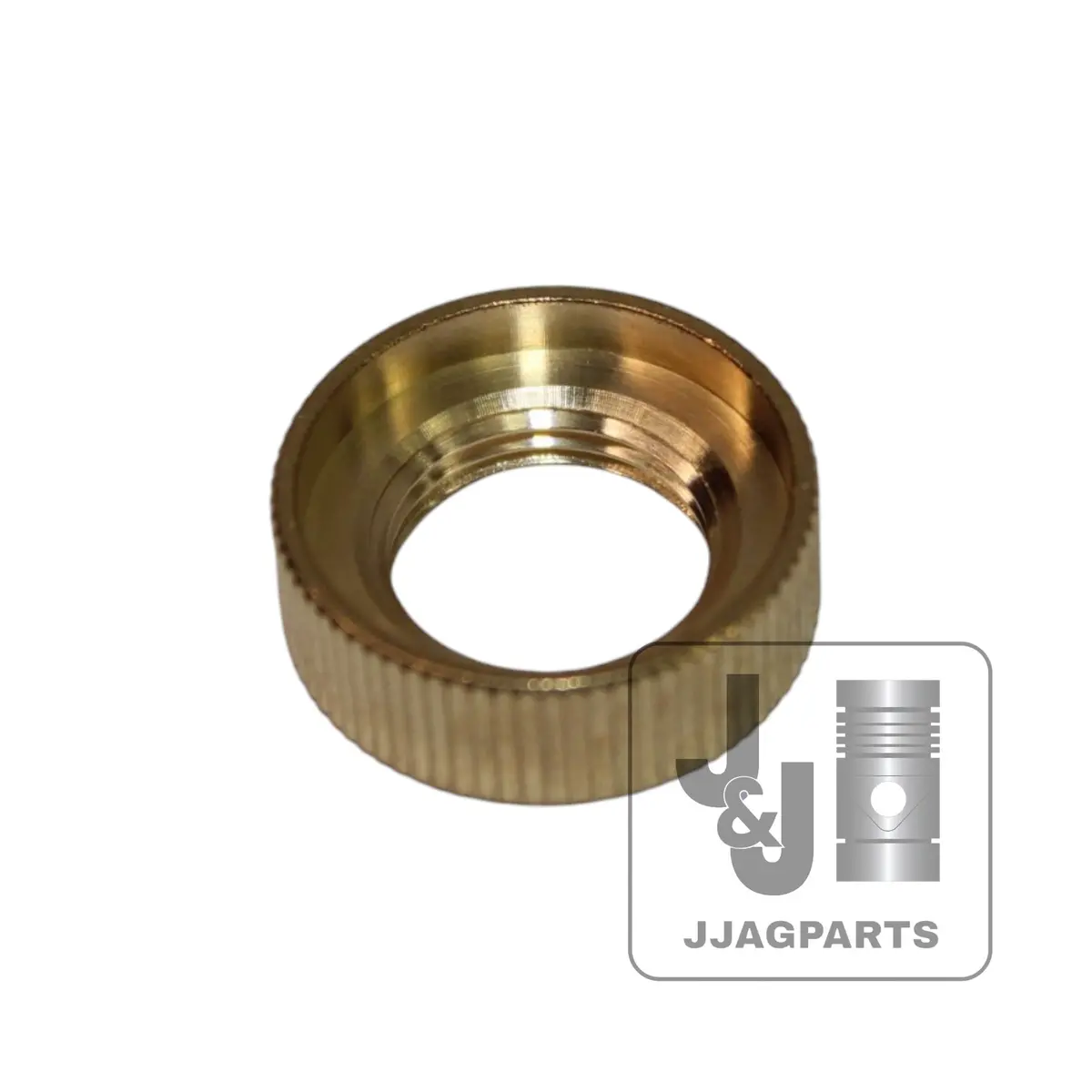 Brass Nut Fits Ford Tractor | Replaces Rear Tire Inner Tube Valve 2