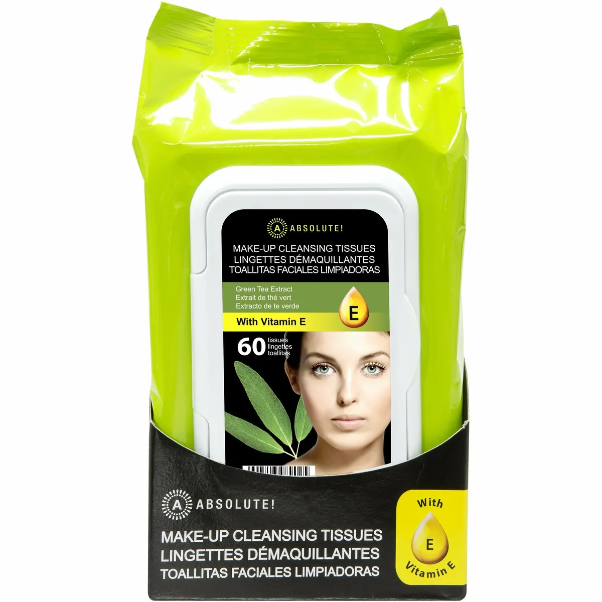 Absolute New York: 60 Makeup Cleansing Tissues 1