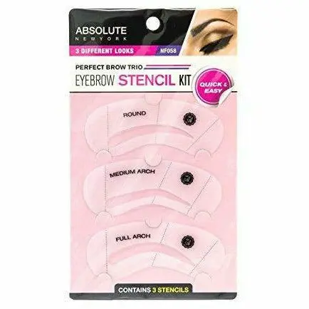 Absolute Ny: Eyebrow Stencil Kit 1