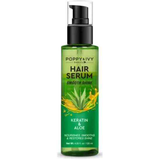 Poppy & Ivy: Hair Serum Smooth Shine Keratin & Aloe 4.05Oz 1