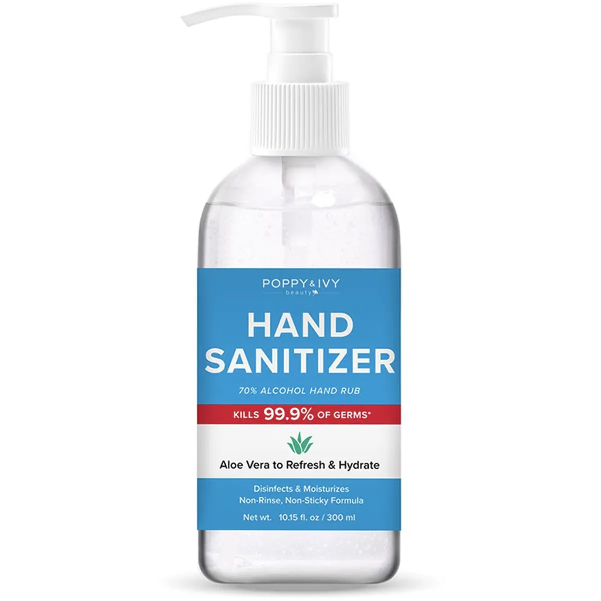 Poppy & Ivy: 70% Alcohol Hand Sanitizer 10.15Oz 1