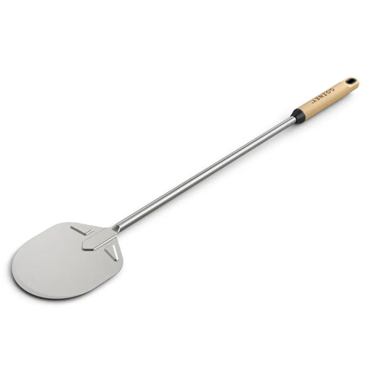 Gozney Utility Pizza Turning Peel 6" Blade 31.5" Stainless Steel Wooden Handle 1