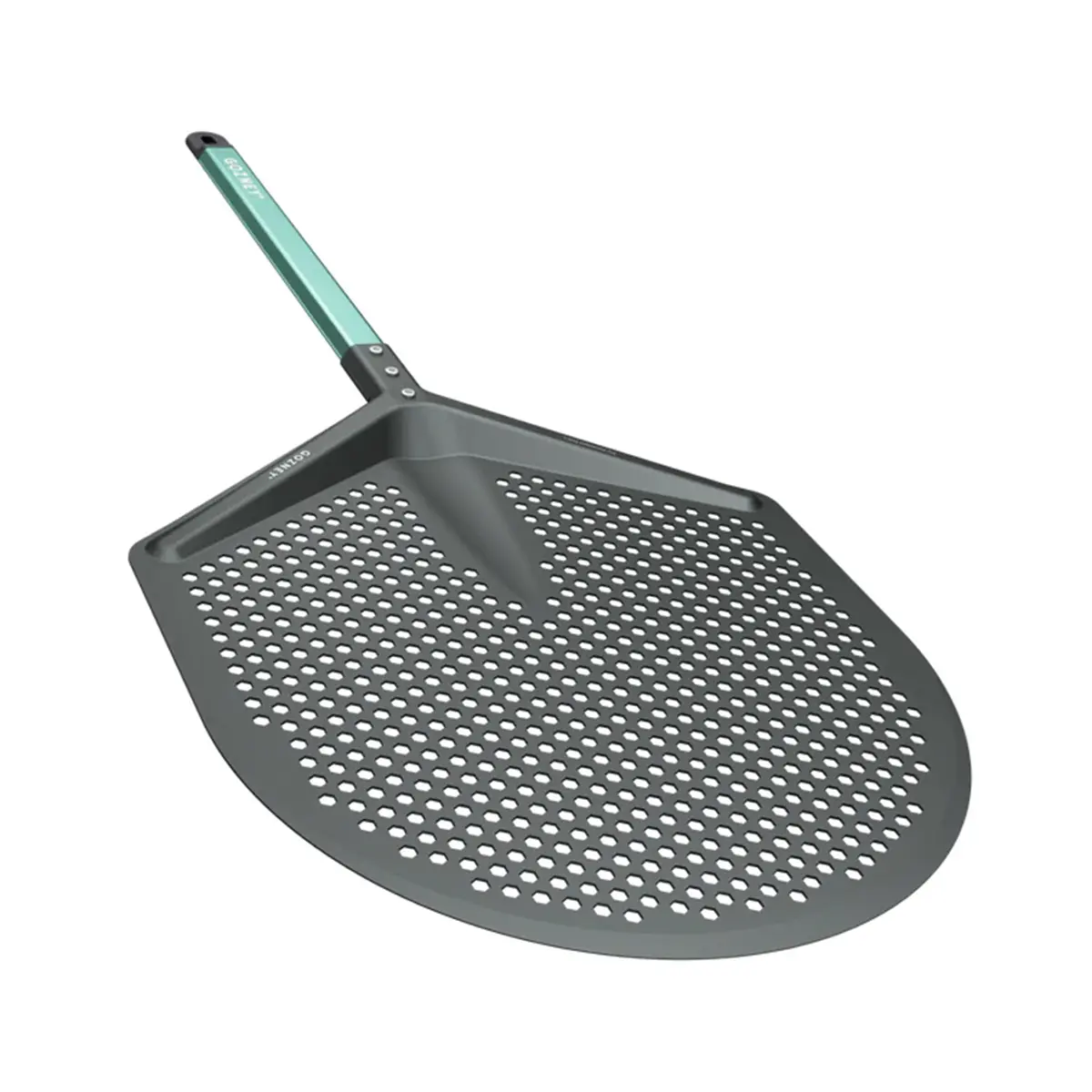 Gozney Pro Placement 14" Pizza Peel Lightweight Aluminum Perforated Blade Ad1778 1