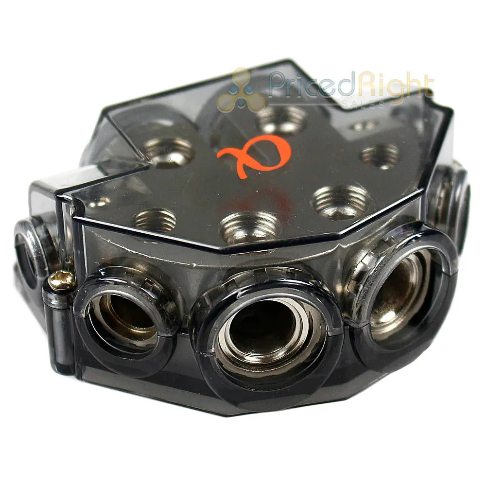 Alphasonik Distribution Block 2 In (1/0 Or 2) & 6 Out (1/0 Or 2 Or 4 Or 8) Awg 1
