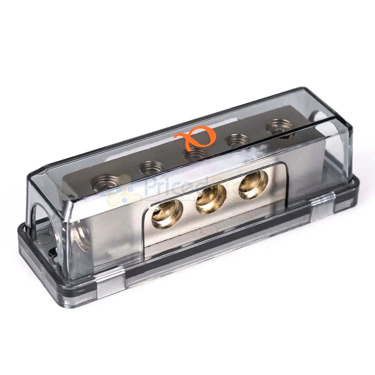 1/0 Gauge Distribution Block Three 4 Ga Outputs 12V Alphasonik Adb20-34 1
