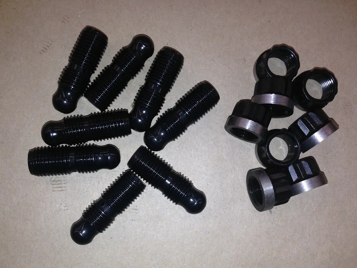 Hemi Rocker Adjusting Screws (3/8" Ball) & Nuts (Set Of 16 Ea) 1