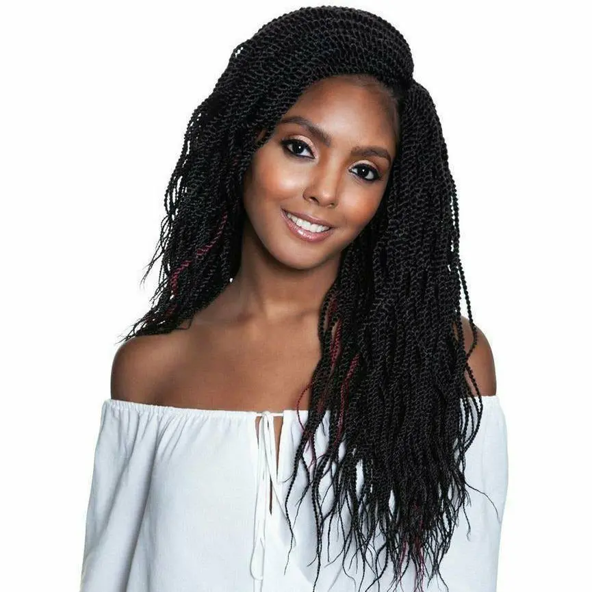 Afri-Naptural: 3X Pre-Stretched Wavy Senegal Twist 18” (Sb305)- Final Sale 1