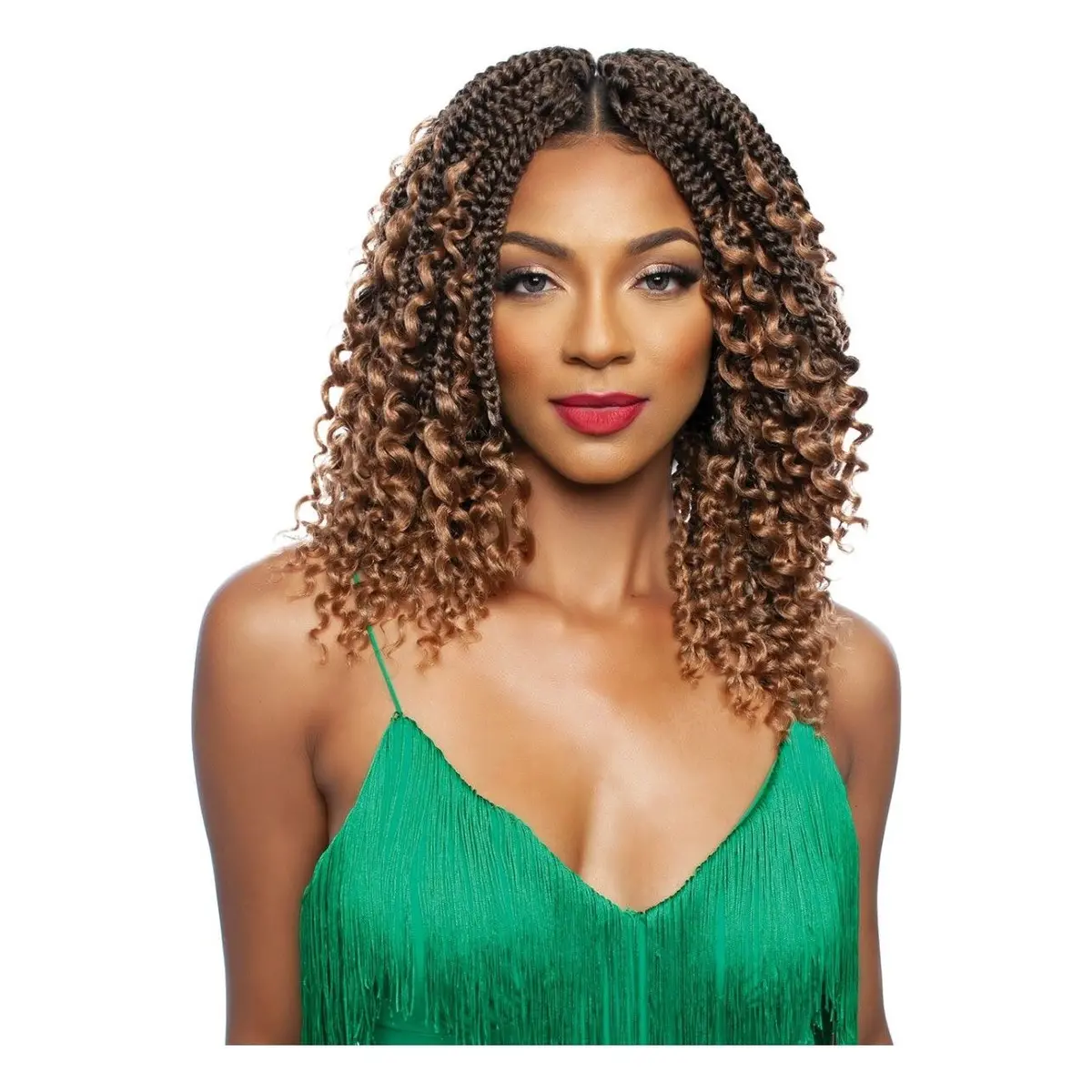Afri-Naptural: 3X Boho Box Braid 12" (Box315) 1