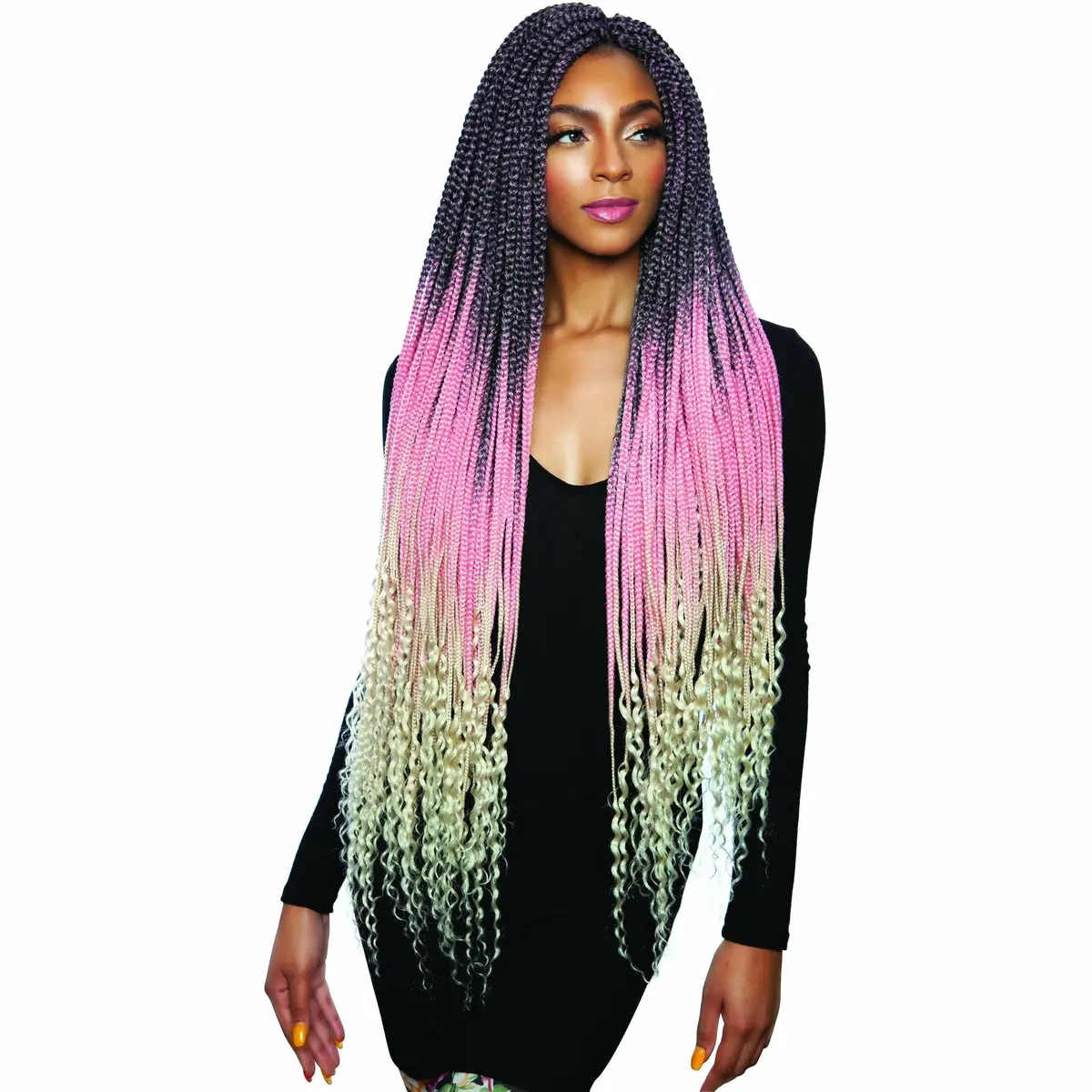 Afri-Naptural: 3X Ivy Box Braid 32" (Box311) 1