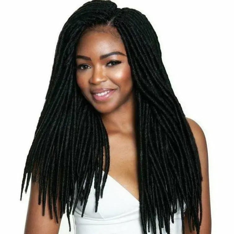 Afri Naptural: 3X Neat Faux Locs 18" Final Sale 1