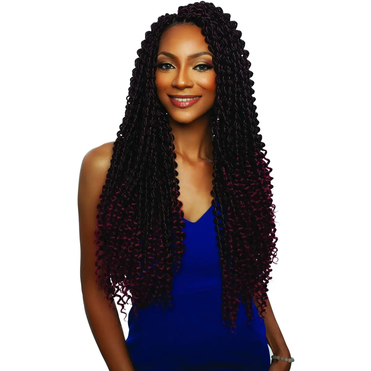 Afri-Naptural: 3X Water Locs 22" 1