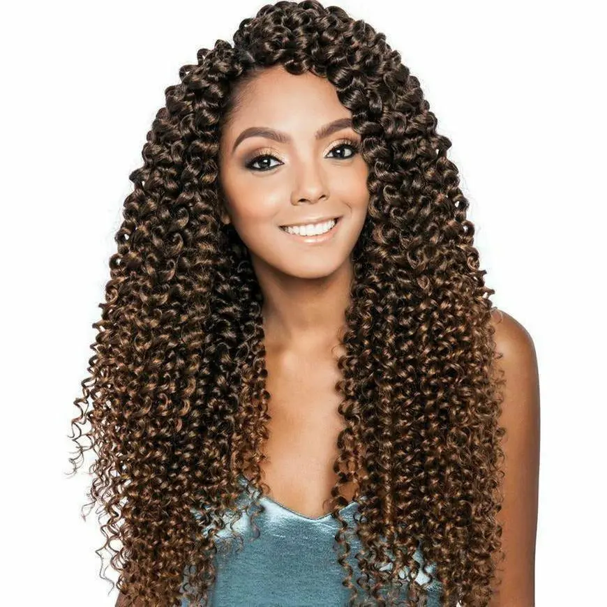 Afri-Naptural: Caribbean Bundle Pre-Stretched Bouncy Spring 18" (Cbp06) 1