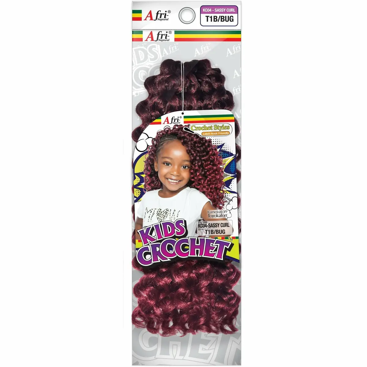 Afri-Naptural Kids Crochet Sassy Curl (Kc04) 3