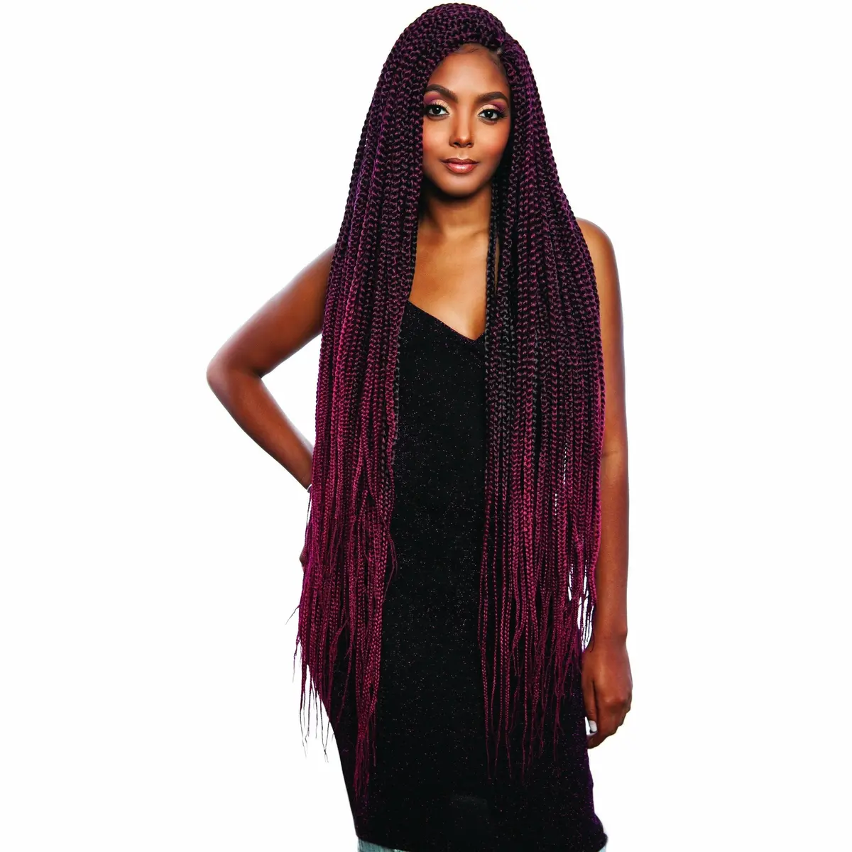 Afri-Naptural: Pre-Stretched Box Braid 36” (Box101) 1