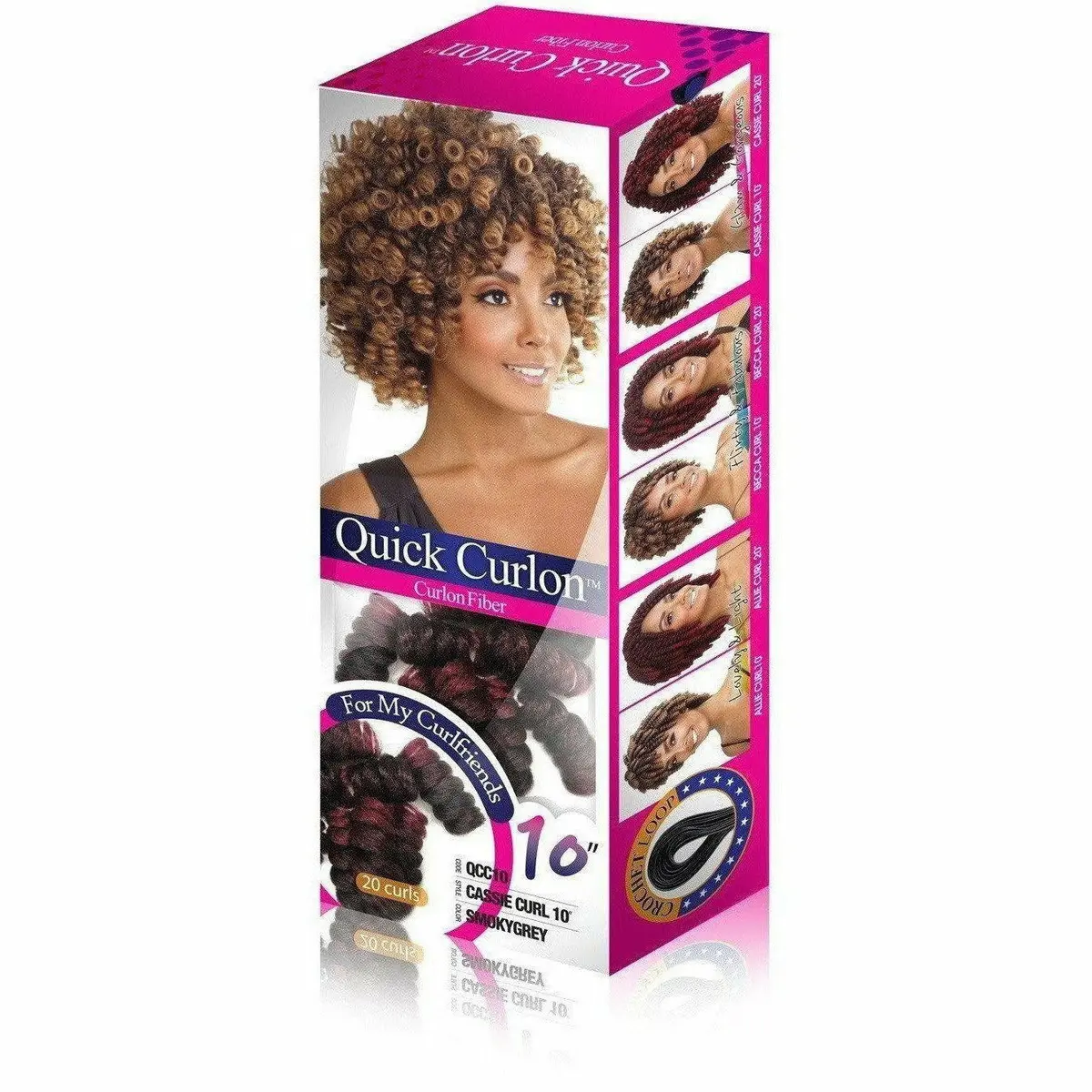 Afri-Naptural® Quick Curlon Cassie Curl 10” (Qcc10) - Final Sale 2