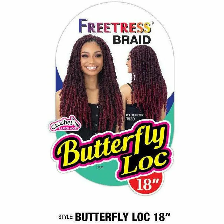 Freetress: Butterfly Loc 18'' Crochet Braid 1