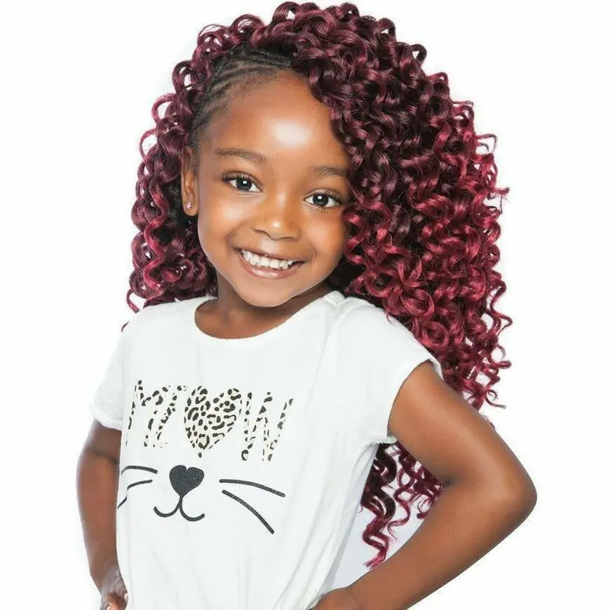 Afri-Naptural Kids Crochet Sassy Curl Hair Extension (KC04) - Image 2