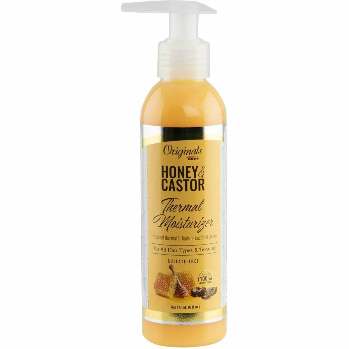 Africa's Best: Honey & Castor Thermal Moisturizer 6Oz 1