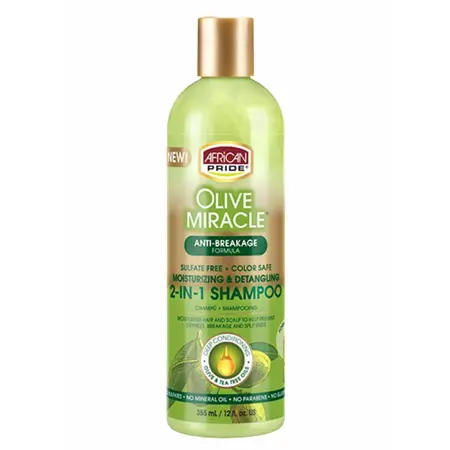 African Pride: 2-In-1 Shampoo & Conditioner 12Oz 1