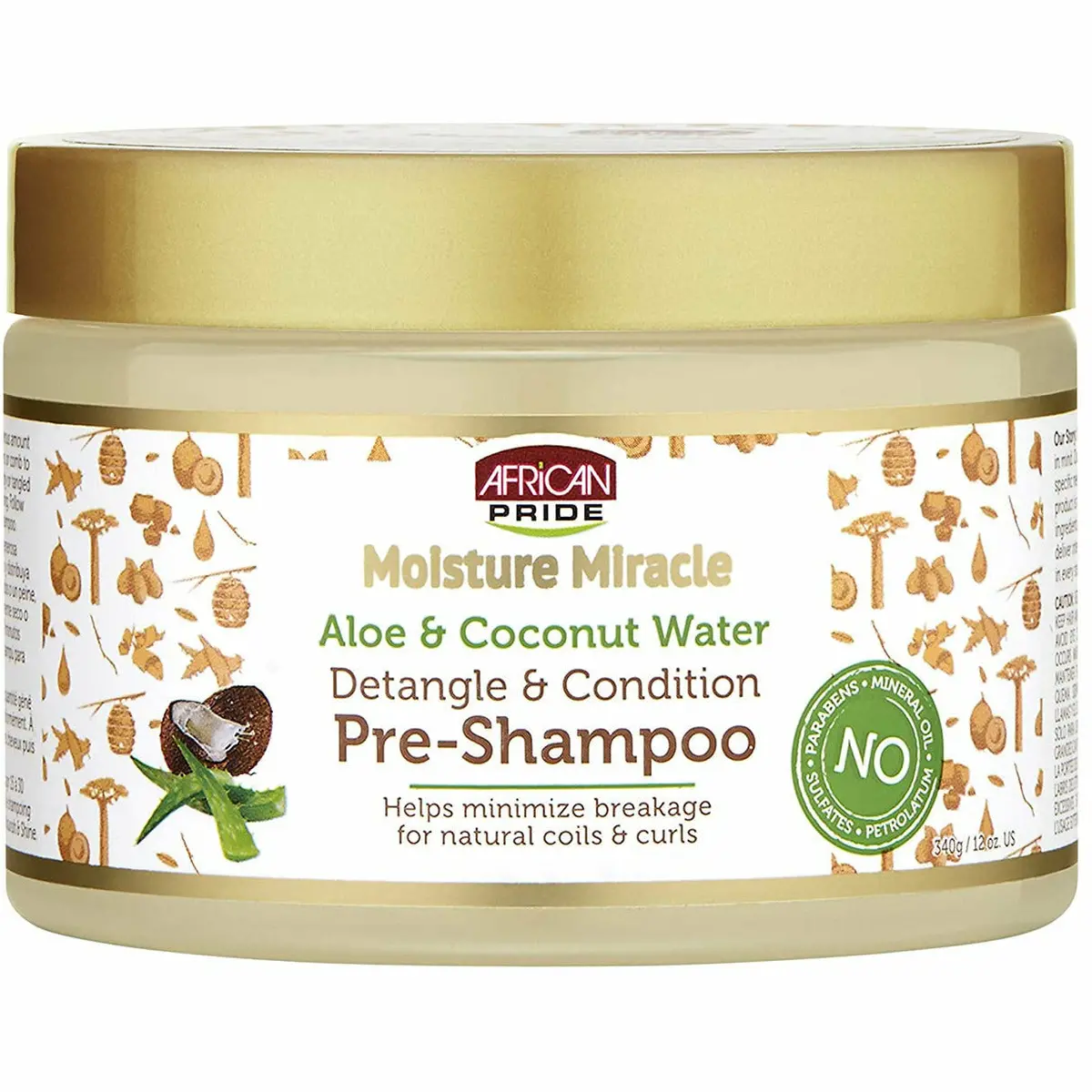 African Pride: Moisture Miracle Pre-Shampoo 12Oz 1