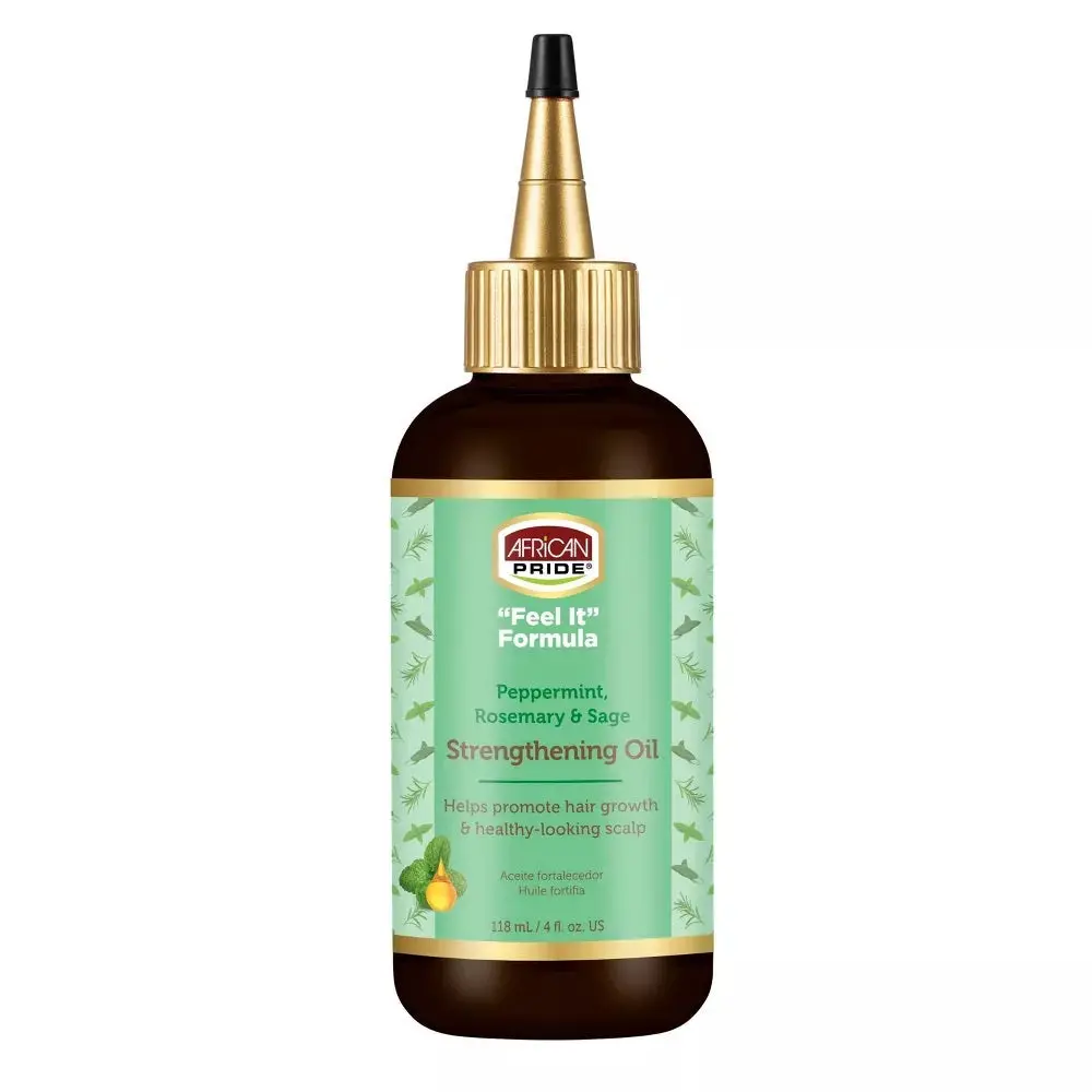 African Pride Feel It Formula Strengthening Oil Hair Treatment 4Oz 1