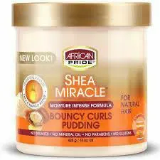 African Pride: Shea Miracle Bouncy Curls Pudding 1