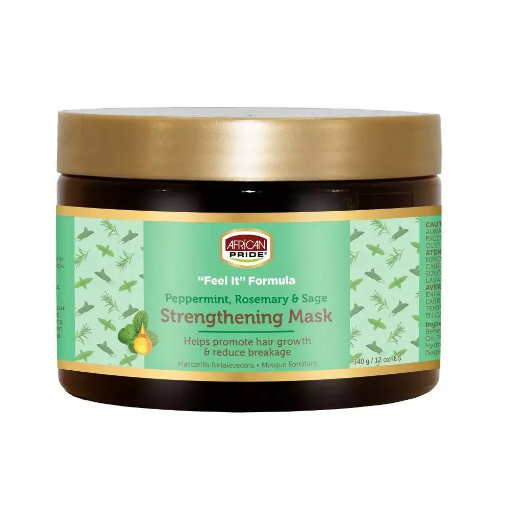 African Pride: Feel It Formula Strengthening Mask Hair Treatment 12Oz 1