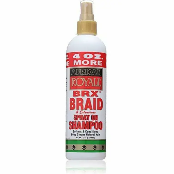 African Royale: Brx Braid & Extensions Spray On Shampoo 12Oz 1