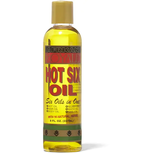 African Royale: Hot Six Oil 8Oz 1