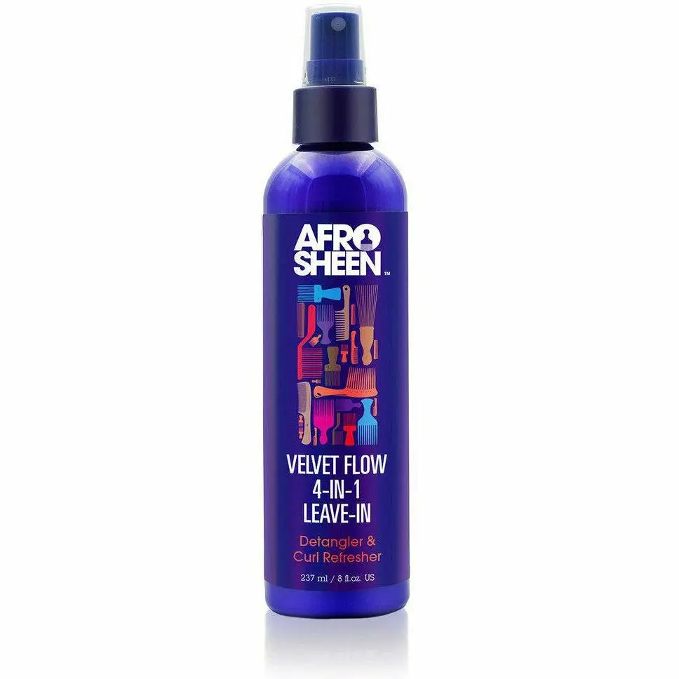 Afro Sheen: Velvet Flow 4-In-1 Leave-In 8Oz 1