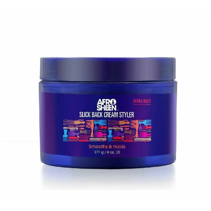 Afro Sheen: Slick Back Cream Styler 6Oz 1