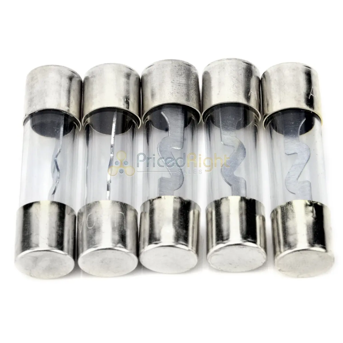 Pack Of 5 Car Audio Amp Amplifier Glass 80 A Amp Agu Platinum Plated Fuse 1