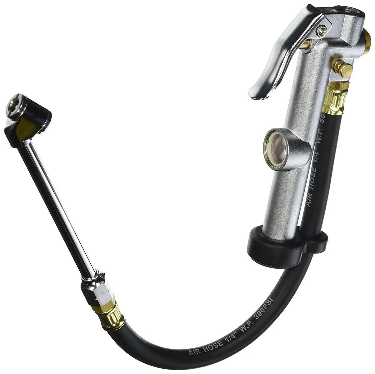 Dual Angle Deluxe Tire Inflator With Glass Sight Gauge Air Tool Legacy Al2050 1