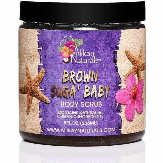 Alikay Naturals: Brown Suga' Baby Body Scrub 8Oz 1