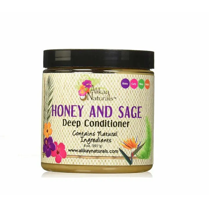 Alikay Naturals: Honey & Sage Deep Conditioner 16Oz 1
