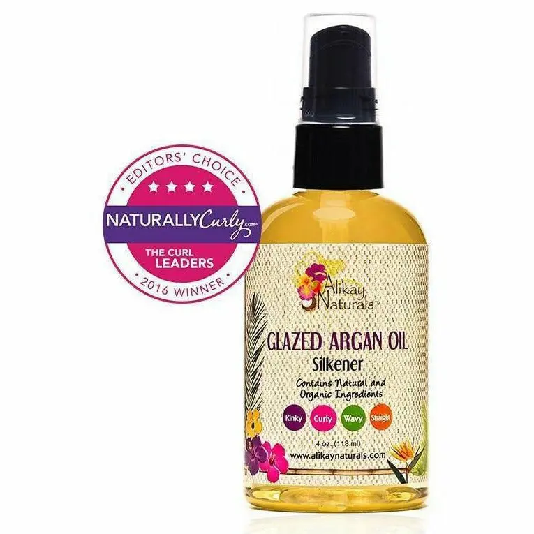 Alikay Naturals: Glazed Argan Oil Silkener 4Oz 1