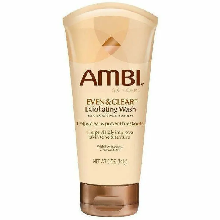 Ambi: Even & Clear Exfoliating Wash 5Oz 1